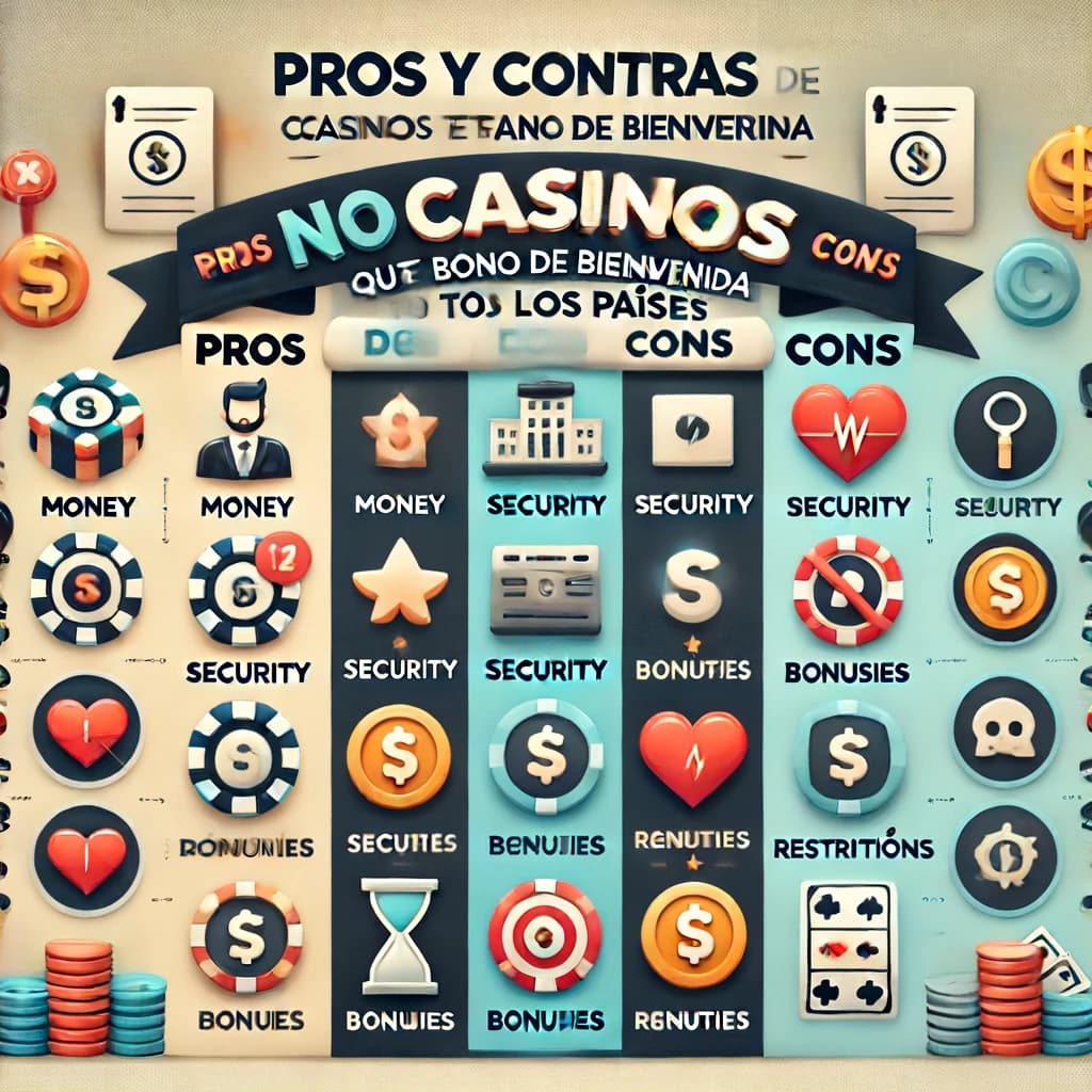 Pros y Contras de los Casinos que Tengan Bono de Bienvenida sin Depósito de Todos los Países